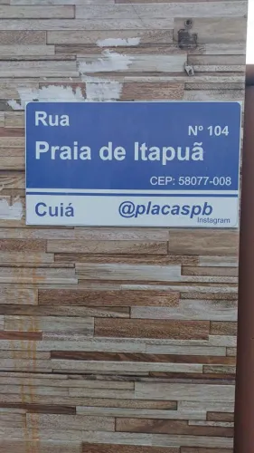 Placa de Rua