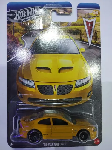 Carrinho miniatura Hot Wheels Silver series 06 Pontiac GTO 1:64 Mattel