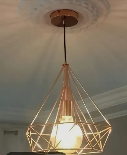 Luminárias 5 unidades c/ lâmpada valor unitário 