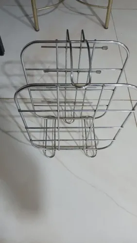 Suporte Adega porta 12 garrafas Vinho Chão Bancada Cromada 