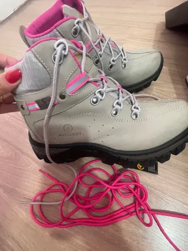 Bota coturno Master Boots em couro com CA 