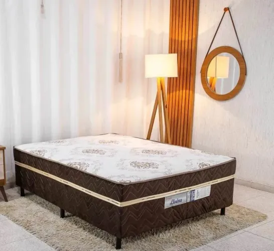 Entrega grátis !! Cama casal Molas Ensacadas
