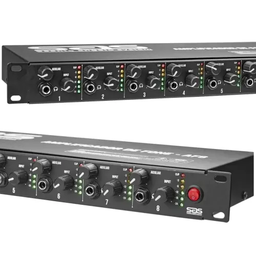 Amplificador de Fones Power Play Santo Ângelo 8 Vias 