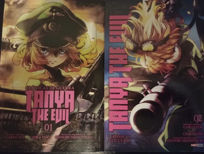 Kit Mangá - Tanya The Evil (Youjo Senki) - Vol. 1 e 2 - Panini