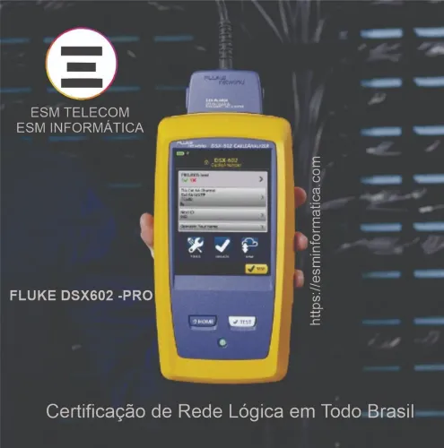 Certificação de Rede Logica Cat5e / Cat6  