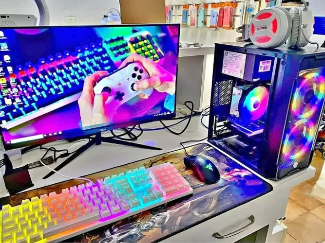 Pc Gamer Core i7 + Monitor pra jogar Gta Rp e Cod warzone