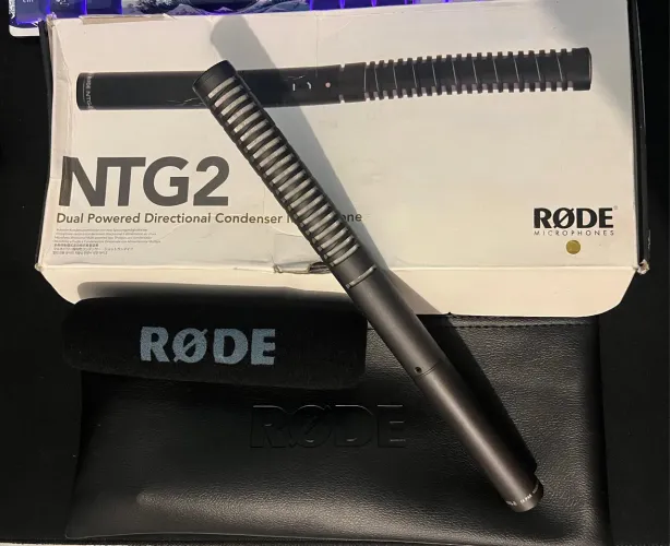 Microfone Rode Ntg2 Condensador Preto (Usado)