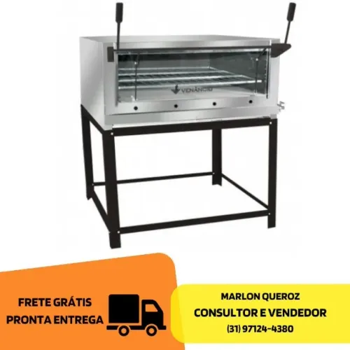 Forno de Pizza Venâncio 80x60 Novo