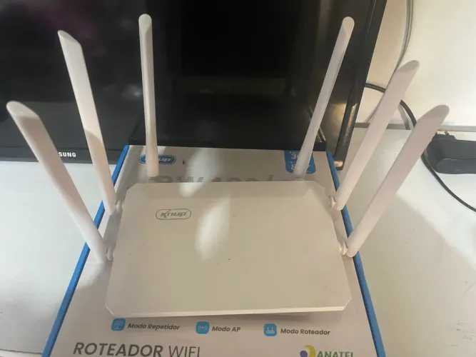 ROTEADOR E REPEDITOR WI-FI 6 ANTENAS 