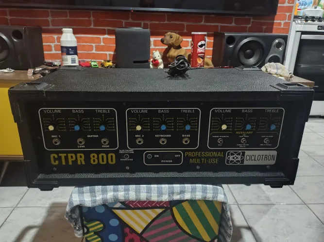 Ciclotron amplificador cabeçote Ctpr-800 impecável. leia 