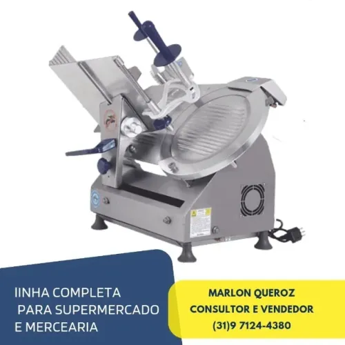 Cortador De Frios Semi Automático Gural MXT 30 Bivolt