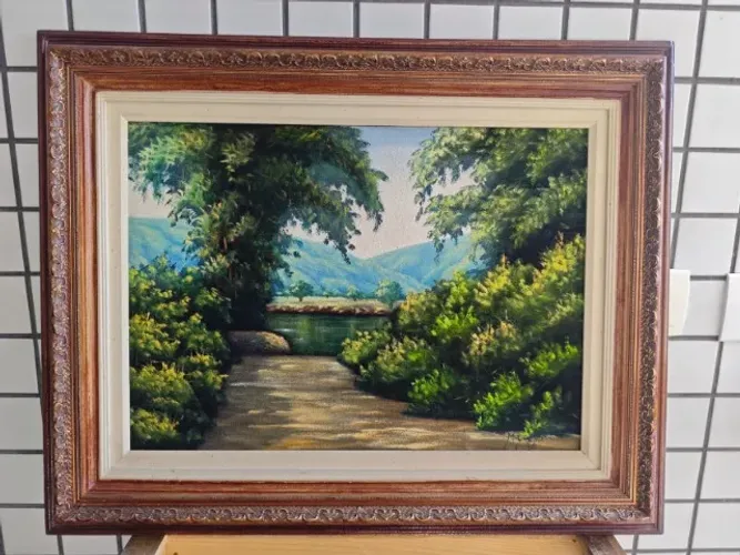Quadro Tinta a Óleo Paisagem Natural  - 1998