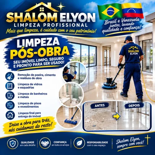 Limpeza pro-obra 