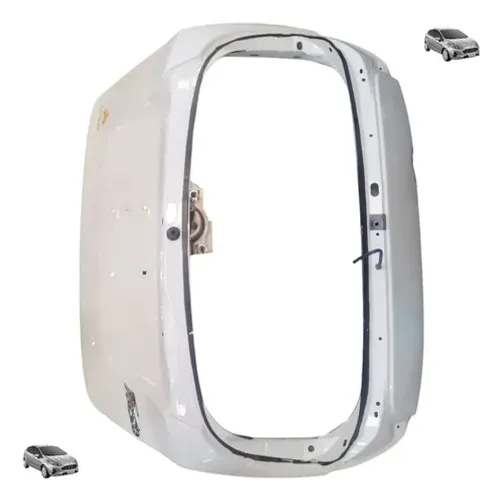 Tampa Traseira Porta Malas New Fiesta Hatch 14 A 18 Branco