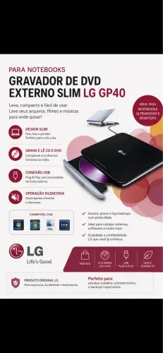 GRAVADOR DE DVD EXTERNO