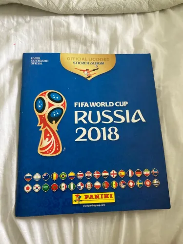 Álbum de figurinhas Copa do Mundo Russia 2018 Completo Panini