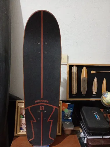 Skate simulado de surf nitro SK8 de 32 polegadas e rodas sector 9