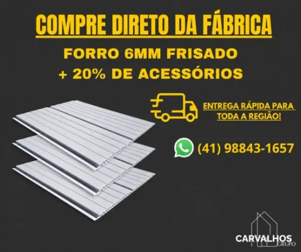 FORRO PVC DA FÁBRICA