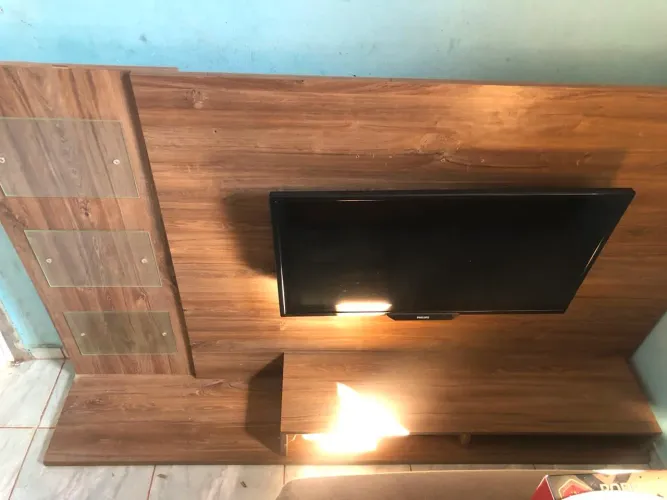 Painel MDF suspenso marro