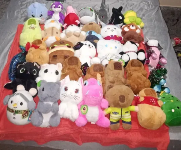 lote de ursinhos de pelucia