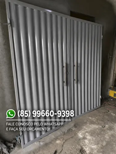 Portão de aço galvanizado