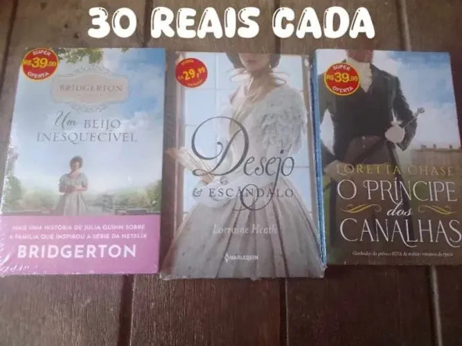 Romances de época: trinta cada
