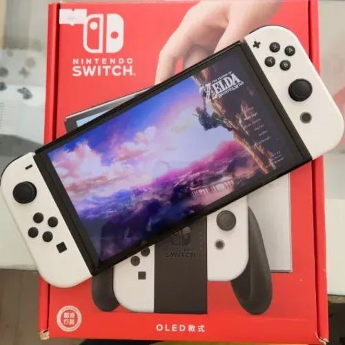 Nintendo Switch OLED DESBLOQUEADO (Cartão 512Gb) - Completo Com Garantia