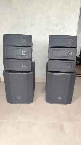Som JBL - 6 Line Array MAX LA26 + 2 Sub MAX 18S