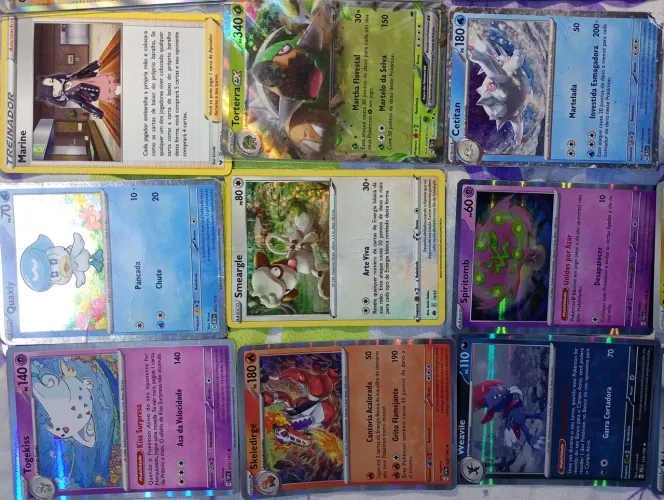 Cartas pokémon MN foil/ reverse foil 
