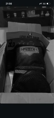 Luva bate saco 14oz + bandagem domyus LEIA O ANÚNCIO