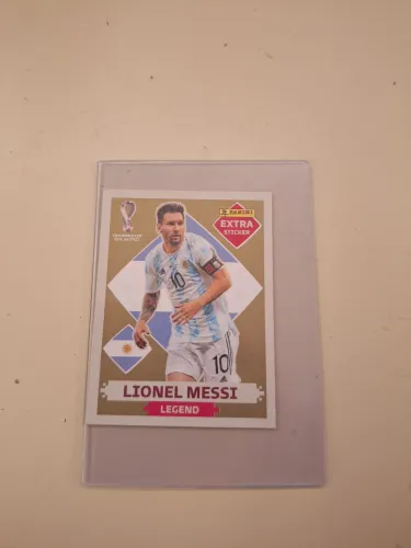 Figurinha Copa Messi legend Messi Ouro 2022