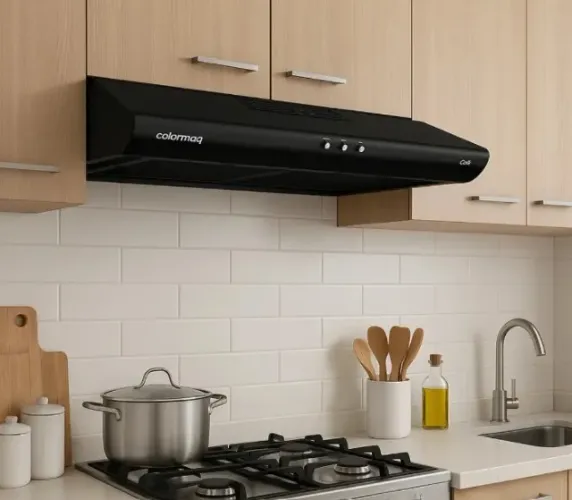 Depurador De Ar Colormaq Cook 80cm Preto Bivolt