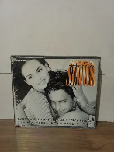 Cd música mega slows arcade box ,4 cds