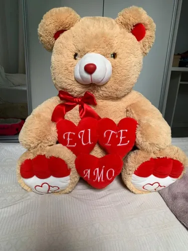 Ursinho de pelúcia gigante - 60cm| novo com etiqueta