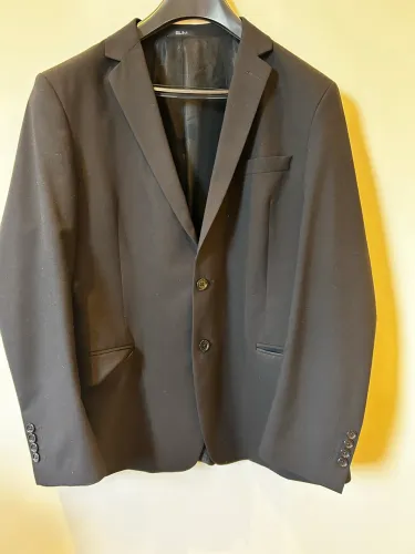 Terno preto 54 médio slim - MAZZINI
