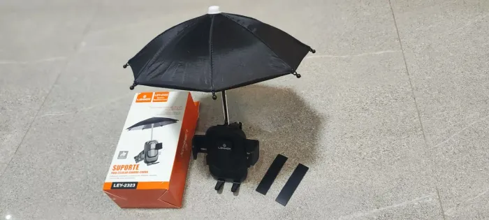 suporte para moto guarda-chuva
