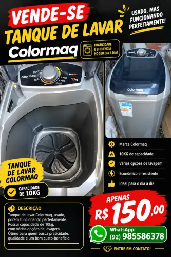 Tanque de lavar 10kg