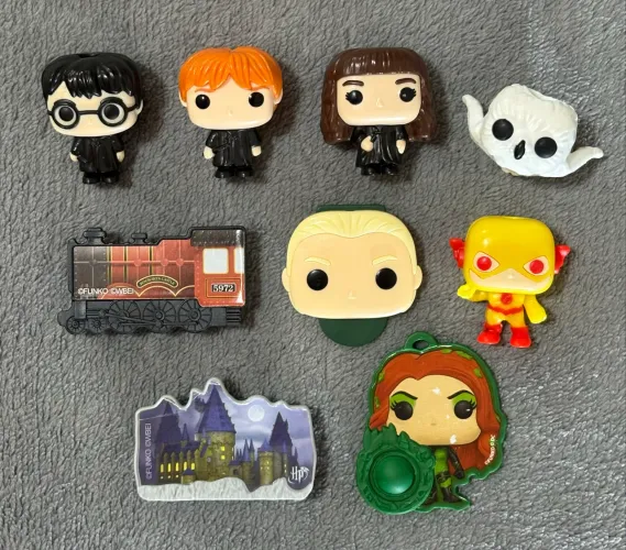 ESCOLHA O SEU Funkos Harry Potter e DC Brasil Kinder Joy