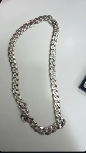 Cordão de prata 950 macissa 