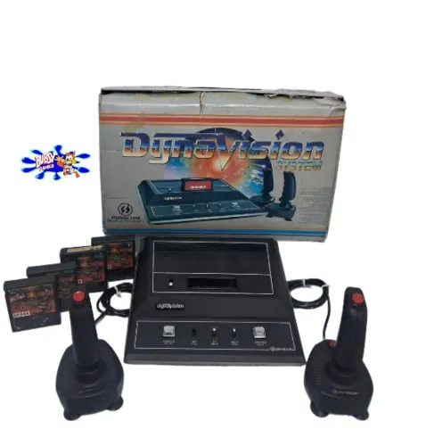 Atari dynavision  ultra raro com jogos 