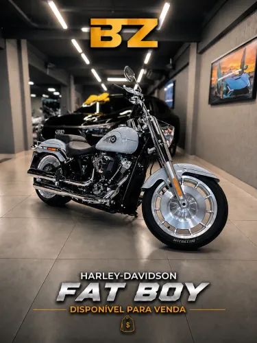 HARLEY-DAVIDSON FAT-BOY - Baixo Km - Impecável 