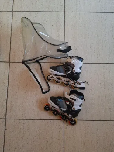PATINS ROLLER SEMI-PROFISSIONAL CINZA G 38-41