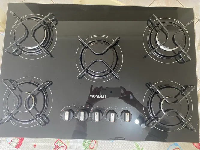 Cooktop Mondial 5 Bocas Elétrico - Excelente Estado - R$ 500