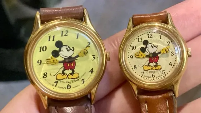 Relógio Antigo Disney Mickey 1970 