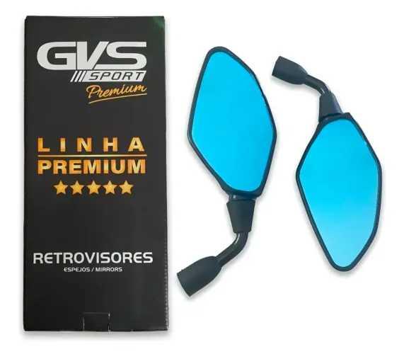 Retrovisores PREMIUM GVS MT 03/MT 07/M 09 (Compatível com várias outras motos)