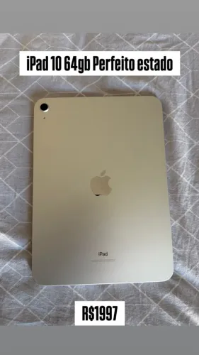 iPad 10 64gb Prata - Perfeito estado.