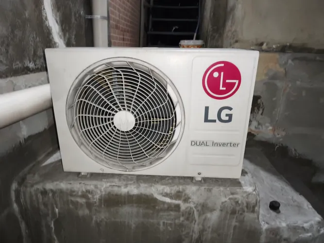 Ar condicionado LG inverter com defeito