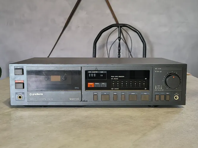 Tape Deck Gradiente Spect 65 Toca Fitas Cassete K7 Som Vintage Rádio Antigo Modulado