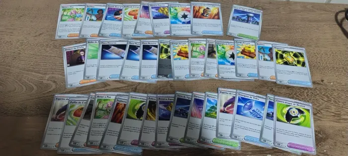 Cartas Pokémon (Apoiadores, Itens, Ferramentas e Estádio)