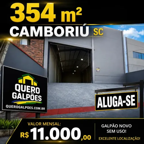 Galpões de 354 m2 Camboriú sc Bairro Rio Pequeno